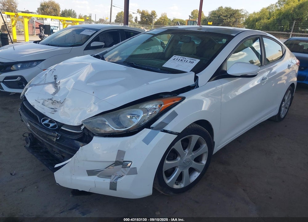 2013 HYUNDAI ELANTRA LIMITED VIN: 5NPDH4AEXDH243318