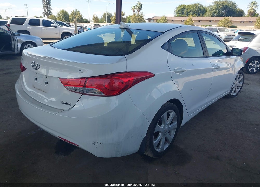 2013 HYUNDAI ELANTRA LIMITED VIN: 5NPDH4AEXDH243318