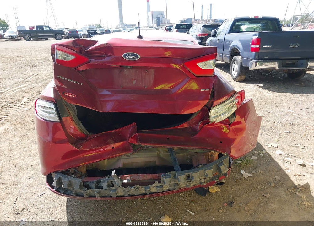 2016 FORD FUSION SE VIN: 3FA6P0H72GR362872