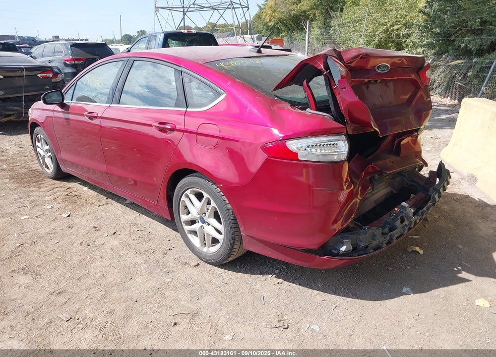 2016 FORD FUSION SE VIN: 3FA6P0H72GR362872