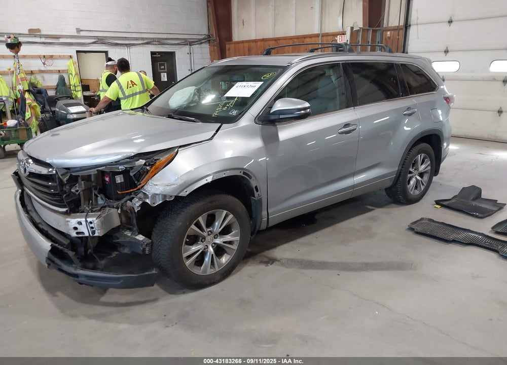 2015 TOYOTA HIGHLANDER VIN: 5TDJKRFH1FS209947