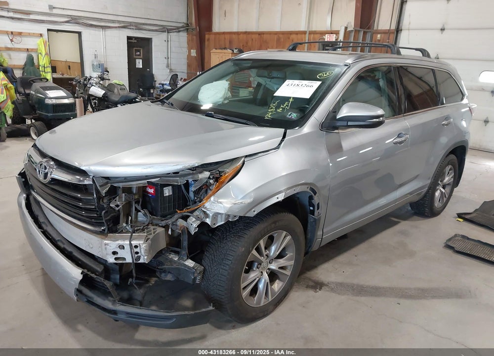 2015 TOYOTA HIGHLANDER VIN: 5TDJKRFH1FS209947