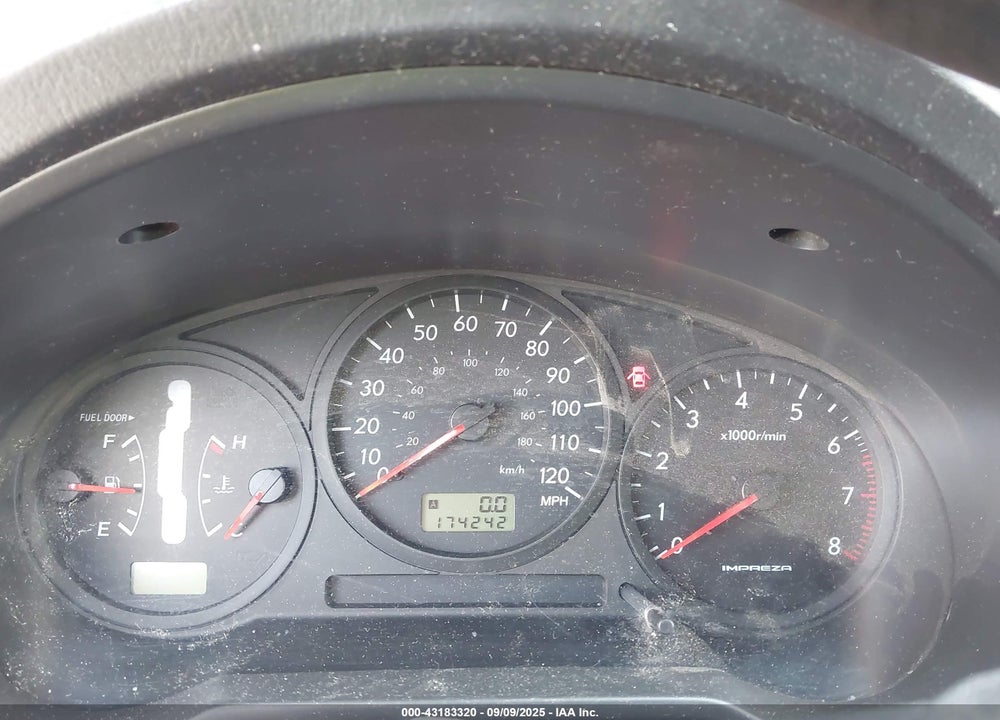 2007 SUBARU IMPREZA 2.5I VIN: JF1GG61607H801755