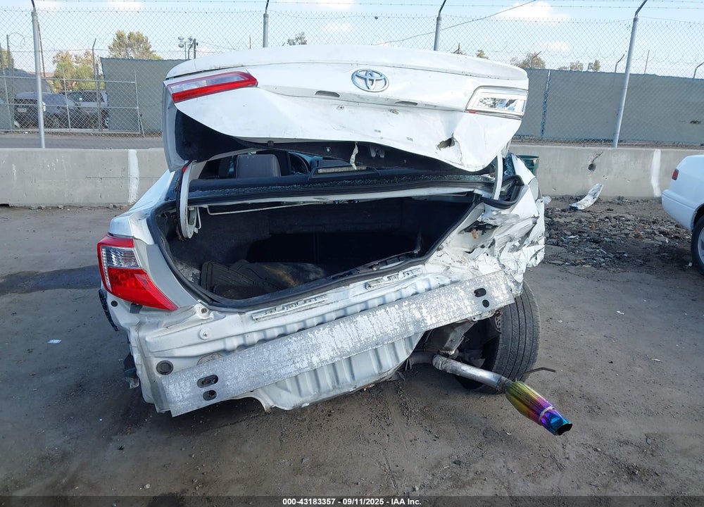 2012 TOYOTA CAMRY VIN: 4T1BF1FK4CU098724