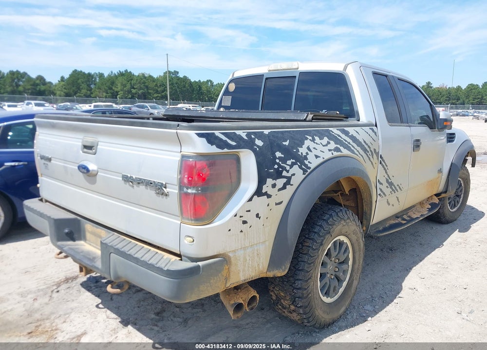 2011 FORD F-150 SVT RAPTOR VIN: 1FTEX1R6XBFC33477