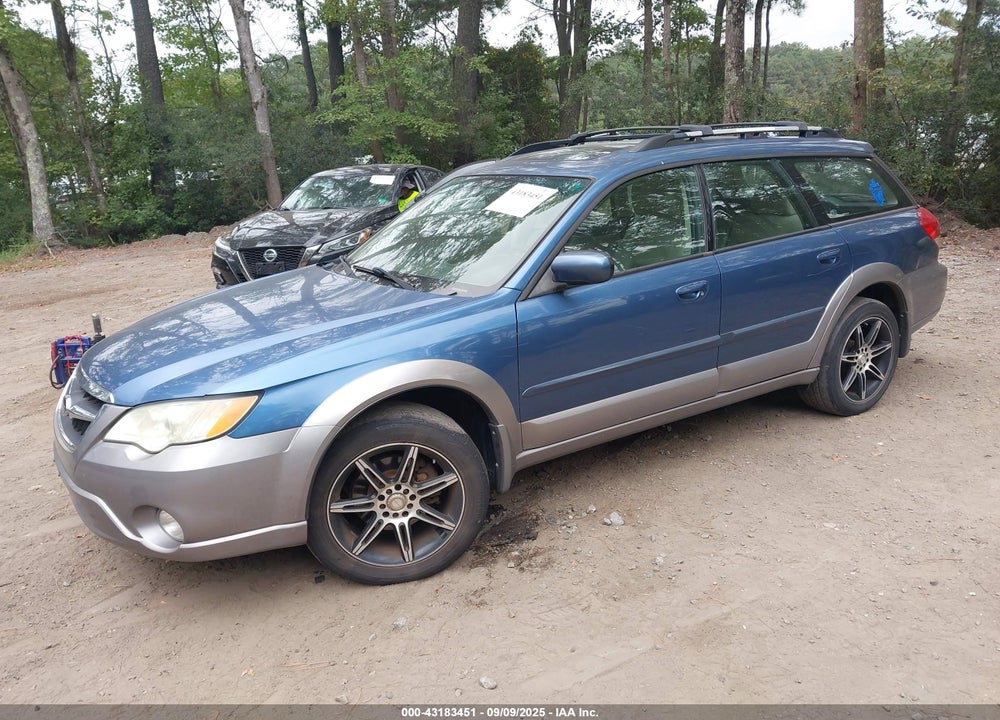 2008 SUBARU OUTBACK VIN: 4S4BP62C587357896