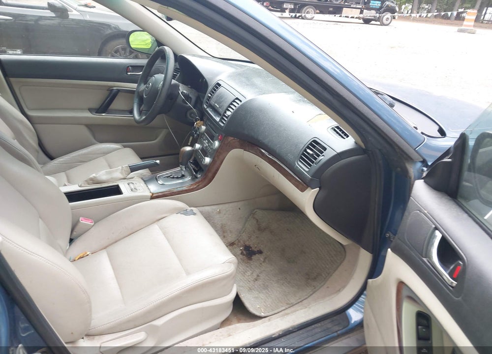 2008 SUBARU OUTBACK VIN: 4S4BP62C587357896