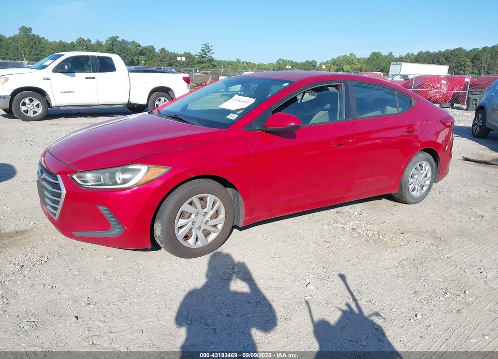 2017 HYUNDAI ELANTRA SE VIN: 5NPD74LFXHH121167