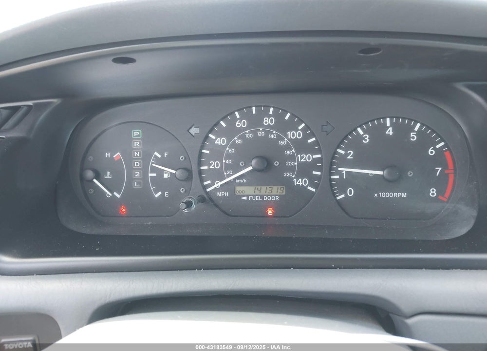 2000 TOYOTA CAMRY LE V6/XLE V6 VIN: JT2BF22KXY0273291