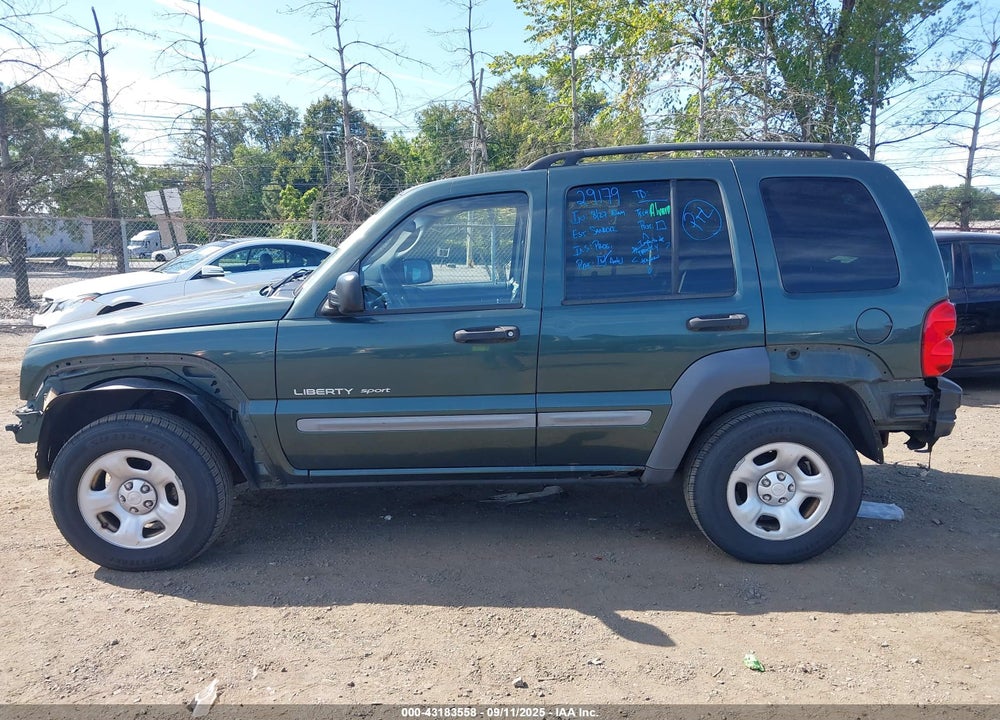 2003 JEEP LIBERTY SPORT VIN: 1J4GL48K83W512636