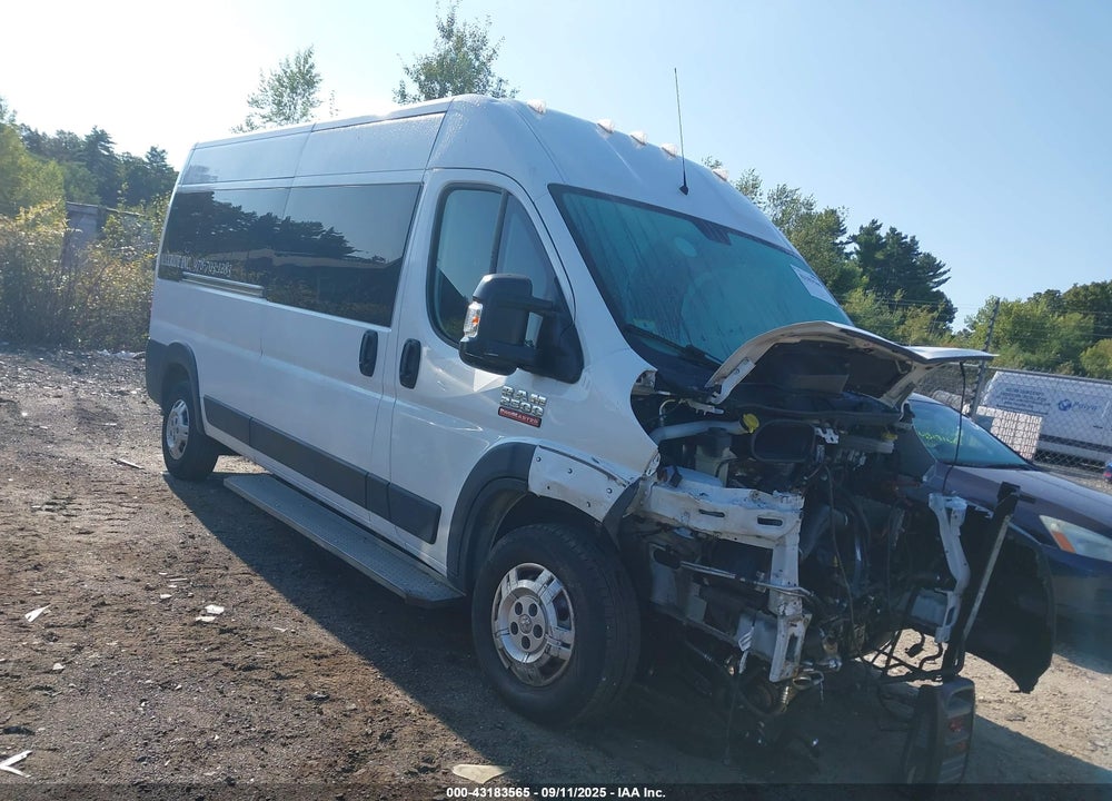 2021 RAM PROMASTER 2500 WINDOW VAN HIGH ROOF 159 WB VIN: 3C6LRVPG9ME534573