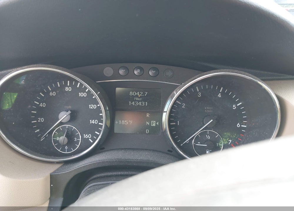 2008 MERCEDES-BENZ R-CLASS VIN: 4JGCB65E38A075792