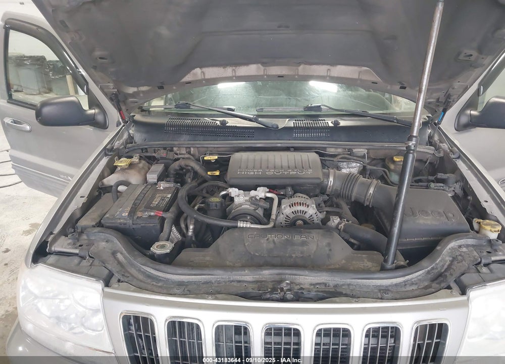 2002 JEEP GRAND CHEROKEE OVERLAND VIN: 1J8GW68J62C107903