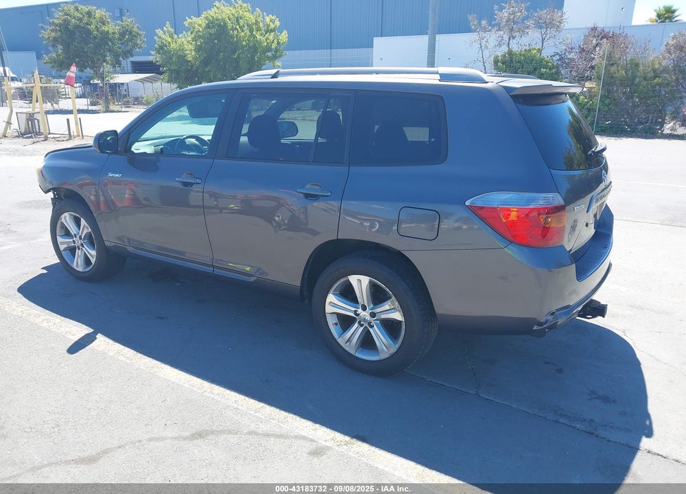 2008 TOYOTA HIGHLANDER SPORT VIN: JTEES43A982105840