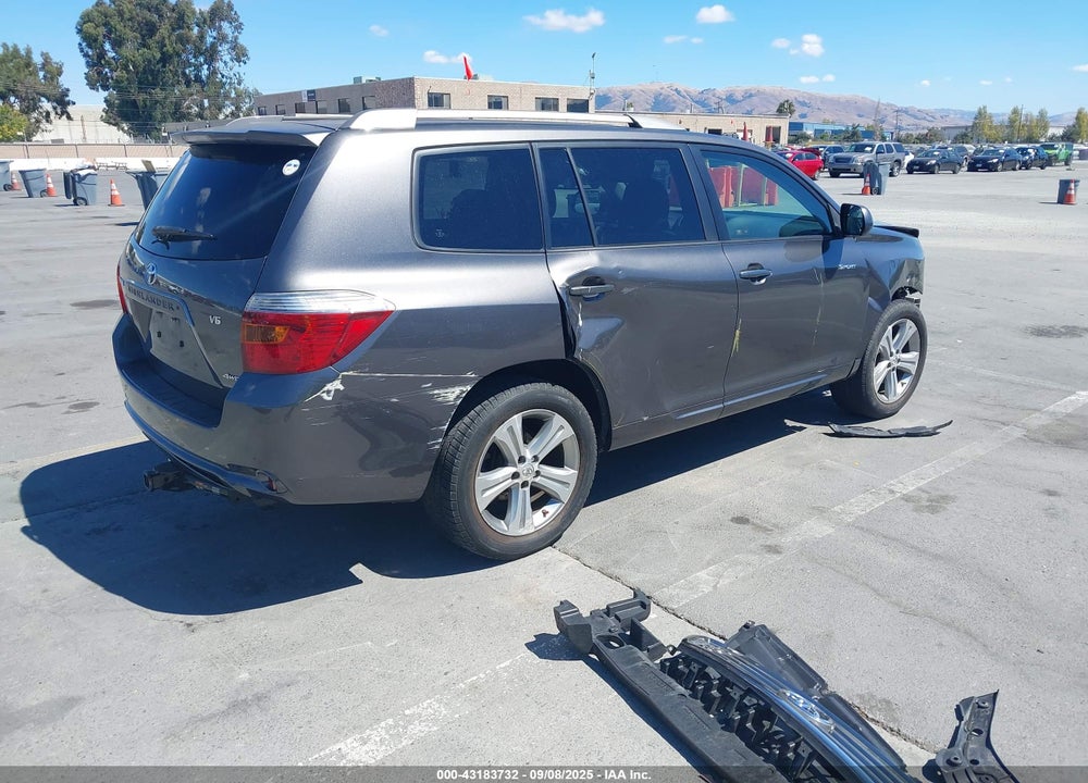 2008 TOYOTA HIGHLANDER SPORT VIN: JTEES43A982105840