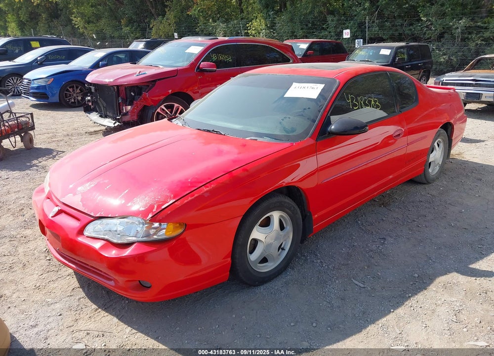 2000 CHEVROLET MONTE CARLO SS VIN: 2G1WX12K5Y9260768