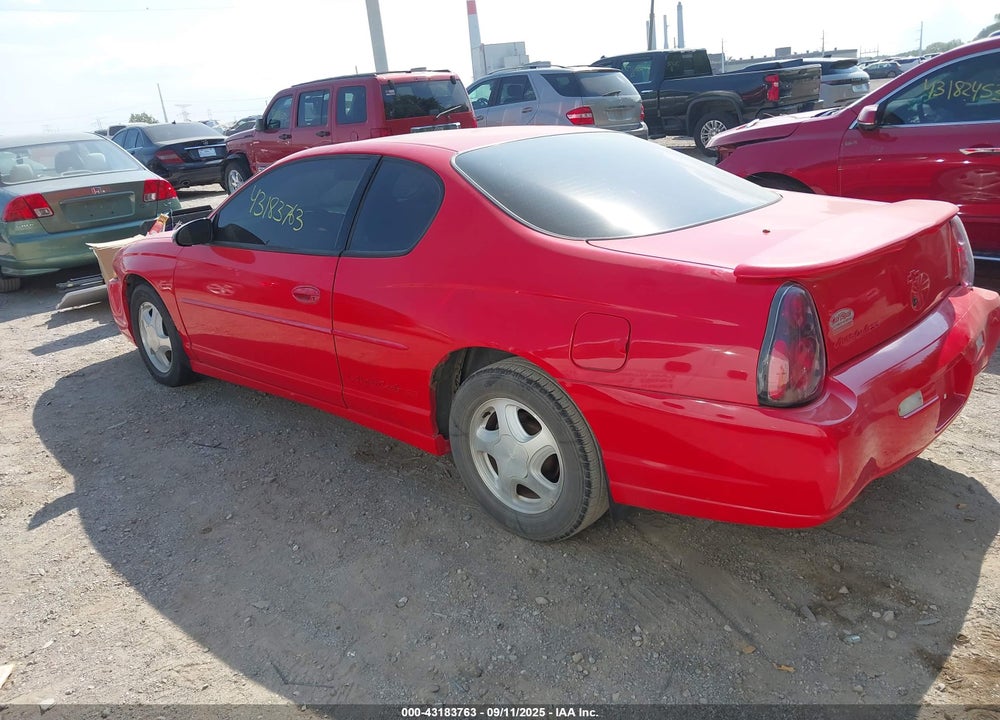2000 CHEVROLET MONTE CARLO SS VIN: 2G1WX12K5Y9260768