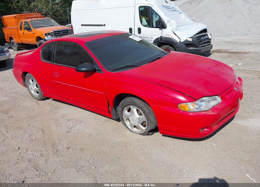 2000 CHEVROLET MONTE CARLO SS VIN: 2G1WX12K5Y9260768