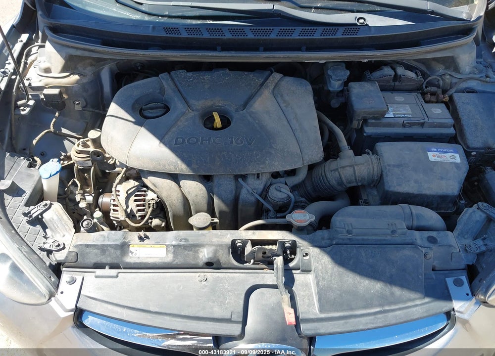 2011 HYUNDAI ELANTRA VIN: KMHDH4AE0BU125194