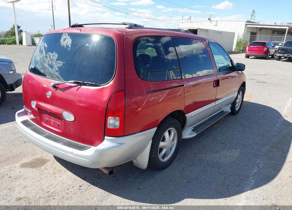 2001 NISSAN QUEST SE VIN: 4N2ZN16T21D829000
