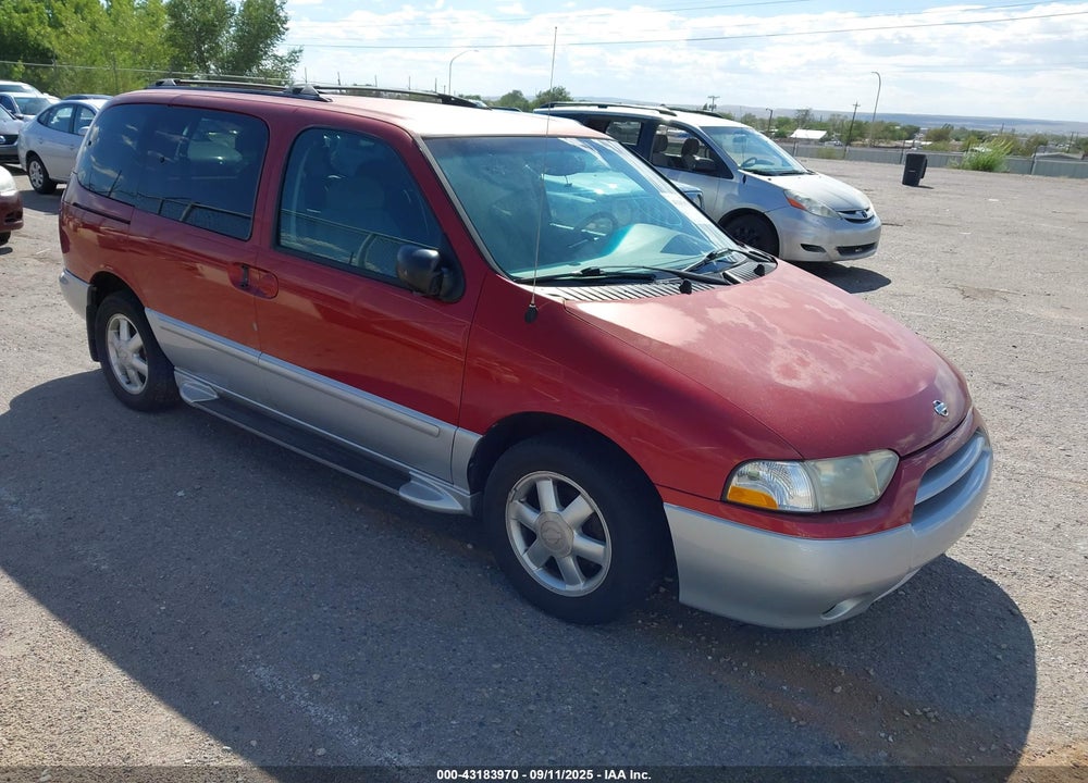 2001 NISSAN QUEST SE VIN: 4N2ZN16T21D829000