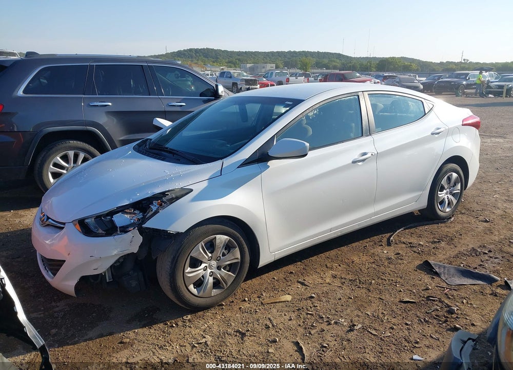 2016 HYUNDAI ELANTRA SE VIN: 5NPDH4AEXGH706871