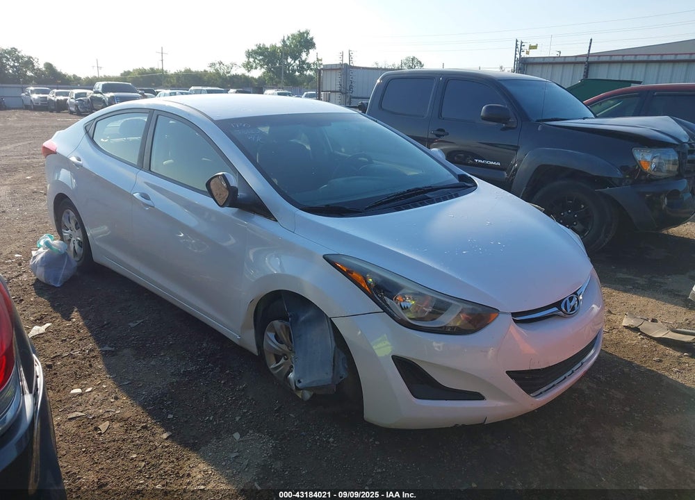 2016 HYUNDAI ELANTRA SE VIN: 5NPDH4AEXGH706871