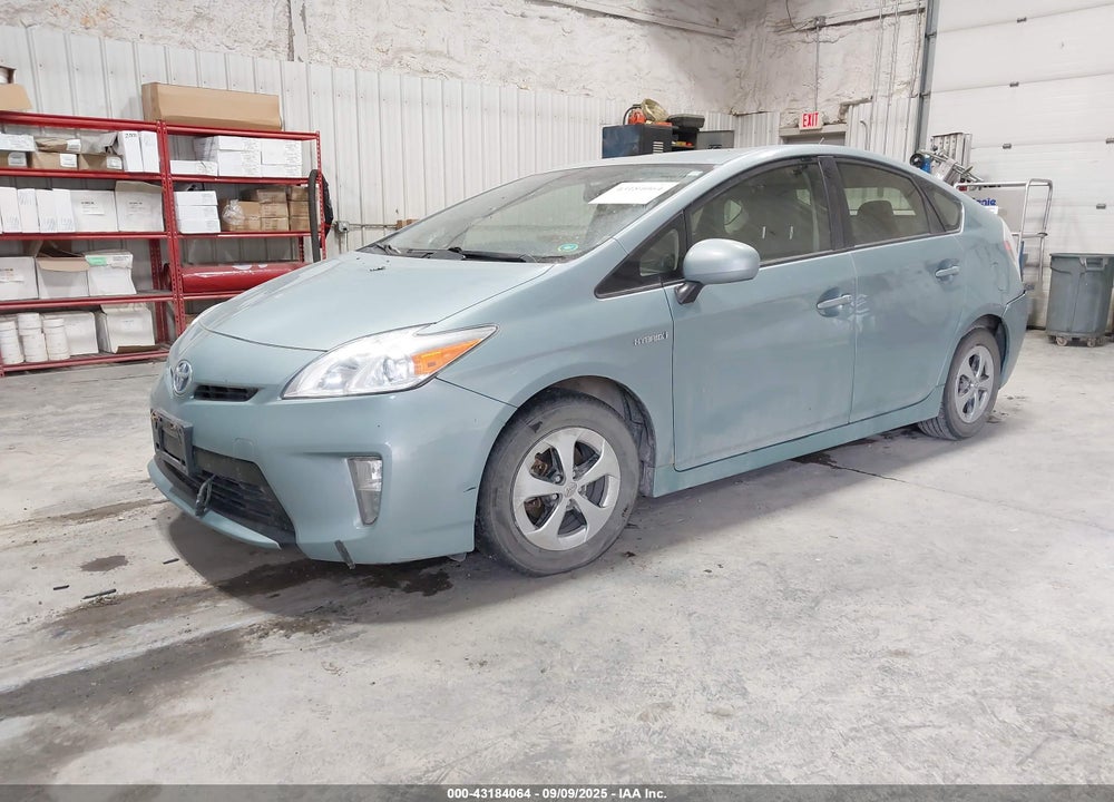 2012 TOYOTA PRIUS VIN: JTDKN3DU7C5525427