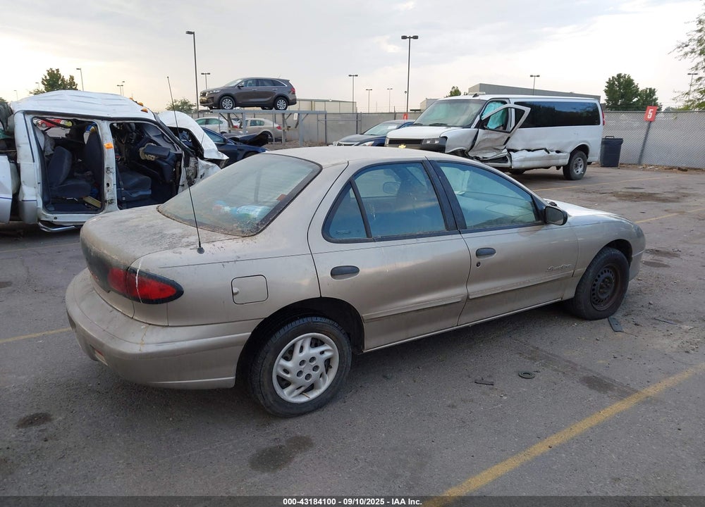 1997 PONTIAC SUNFIRE VIN: 1G2JB5247V7606622