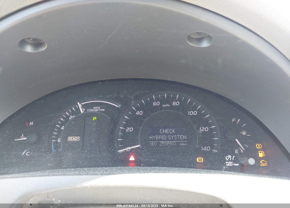 2007 TOYOTA CAMRY HYBRID VIN: 4T1BB46K97U006820