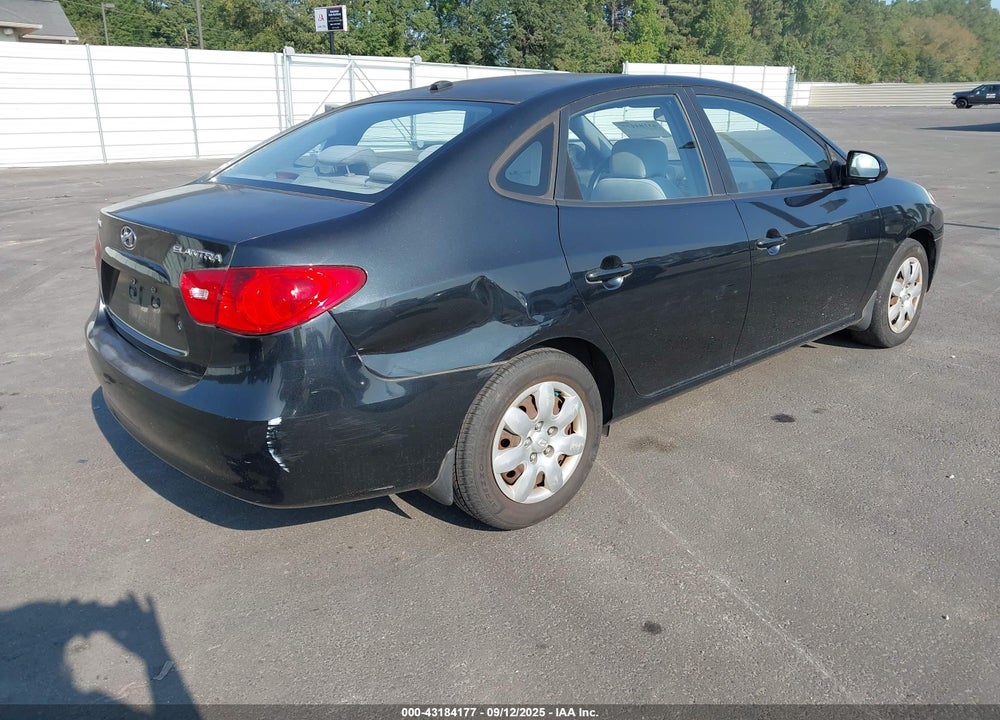 2008 HYUNDAI ELANTRA GLS/SE VIN: KMHDU46D08U293762