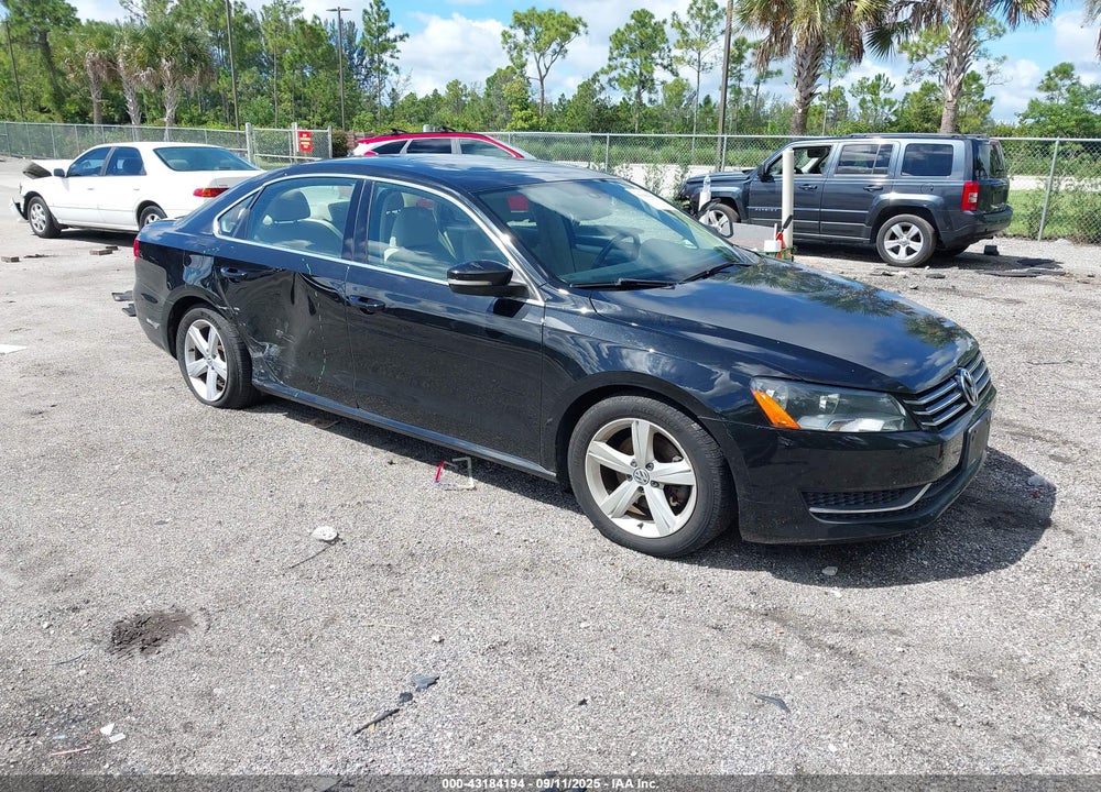 2013 VOLKSWAGEN PASSAT 2.5L SE VIN: 1VWBH7A38DC150345