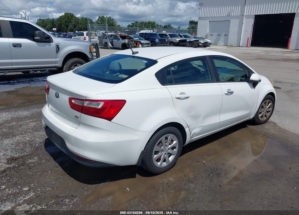 2016 KIA RIO VIN: KNADM4A39G6611980