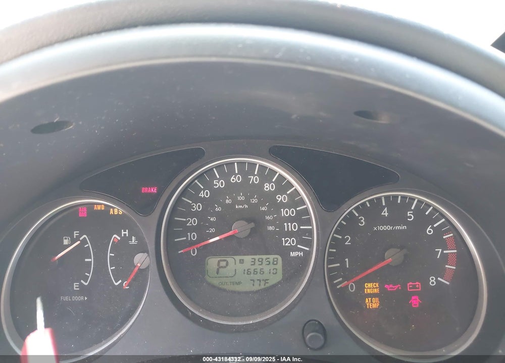 2006 SUBARU FORESTER 2.5X VIN: JF1SG65636H724723
