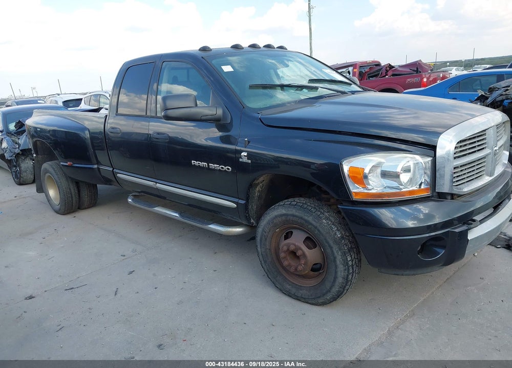 2006 DODGE RAM 3500 LARAMIE VIN: 3D7MX48CX6G275291