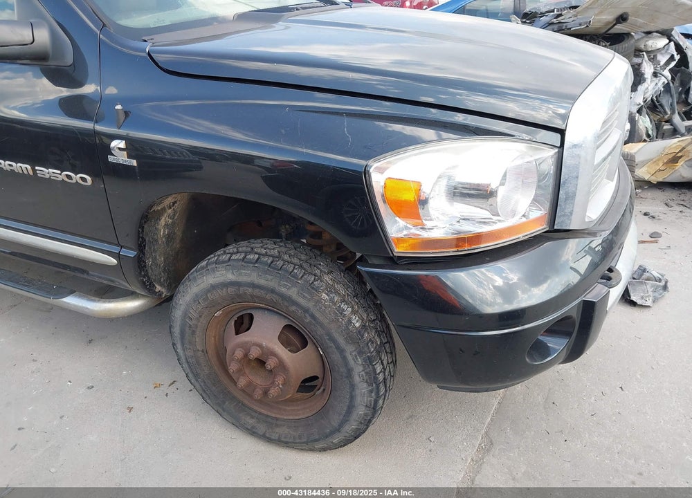 2006 DODGE RAM 3500 LARAMIE VIN: 3D7MX48CX6G275291