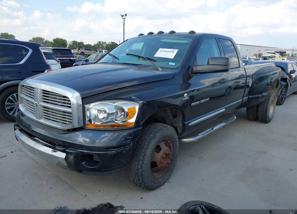 2006 DODGE RAM 3500 LARAMIE VIN: 3D7MX48CX6G275291