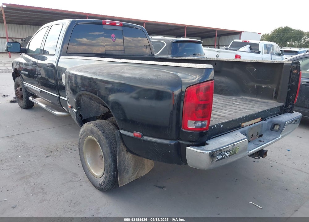 2006 DODGE RAM 3500 LARAMIE VIN: 3D7MX48CX6G275291