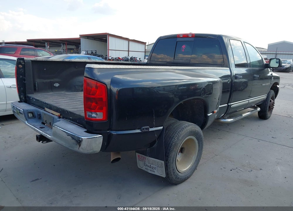 2006 DODGE RAM 3500 LARAMIE VIN: 3D7MX48CX6G275291