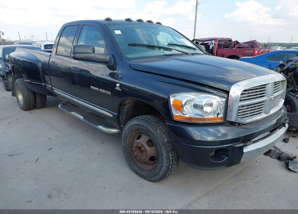 2006 DODGE RAM 3500 LARAMIE VIN: 3D7MX48CX6G275291
