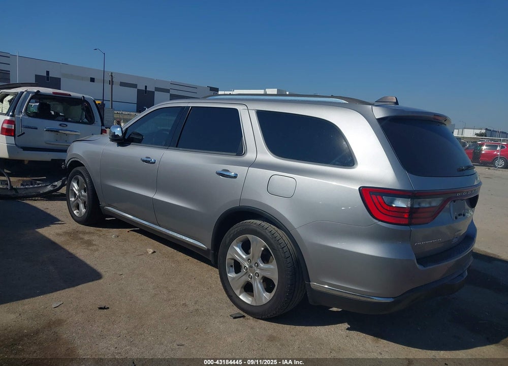 2015 DODGE DURANGO VIN: 1C4RDHAG9FC689792