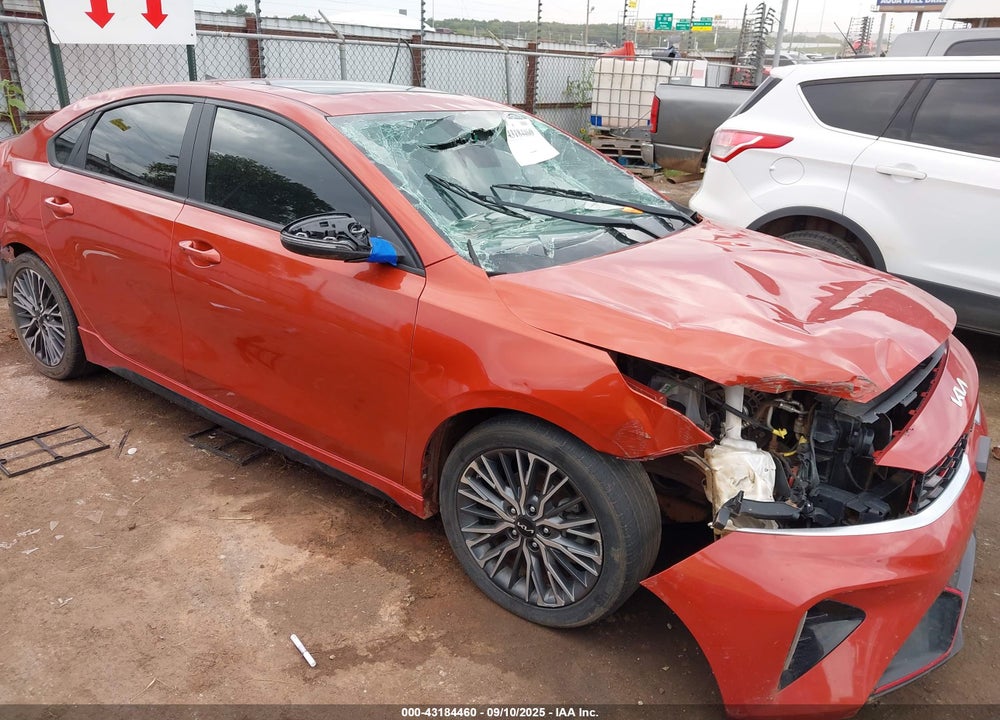 2022 KIA FORTE GT LINE VIN: 3KPF54AD1NE489916