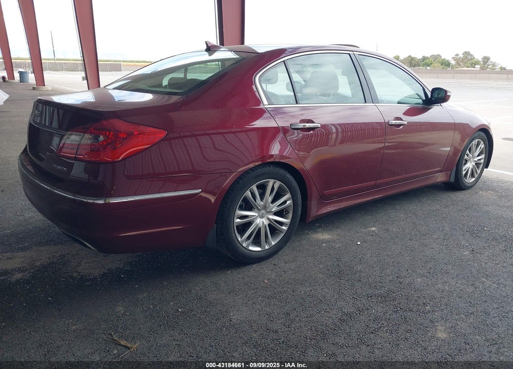 2012 HYUNDAI GENESIS VIN: KMHGC4DD2CU204740