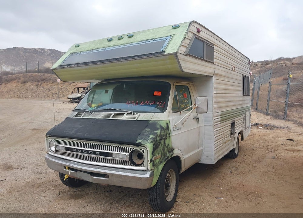1972 DODGE / TIOGA SPORTSMAN MH VIN: 0000B31BF2U592796