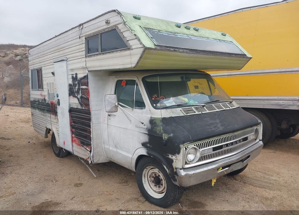 1972 DODGE / TIOGA SPORTSMAN MH VIN: 0000B31BF2U592796