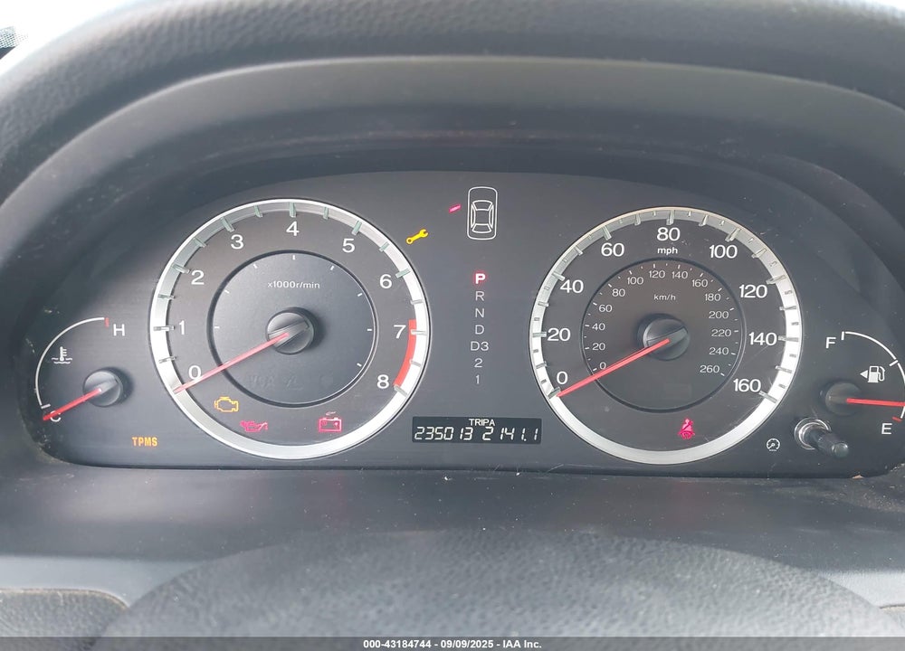 2009 HONDA ACCORD VIN: 1HGCP26369A167669