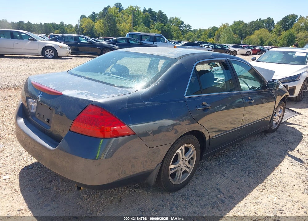 2007 HONDA ACCORD 2.4 SE VIN: 1HGCM56377A021627