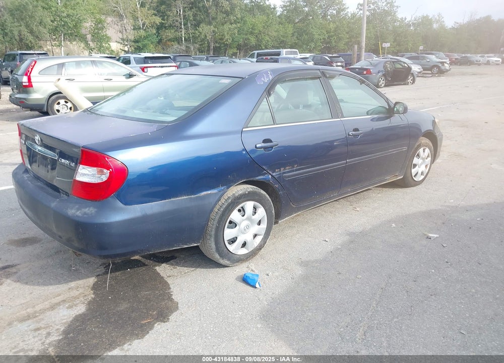 2002 TOYOTA CAMRY LE VIN: 4T1BE32KX2U557922