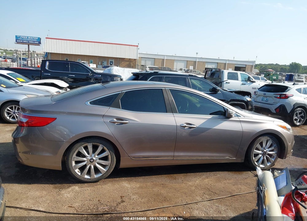 2013 HYUNDAI AZERA VIN: KMHFH4JG2DA281607