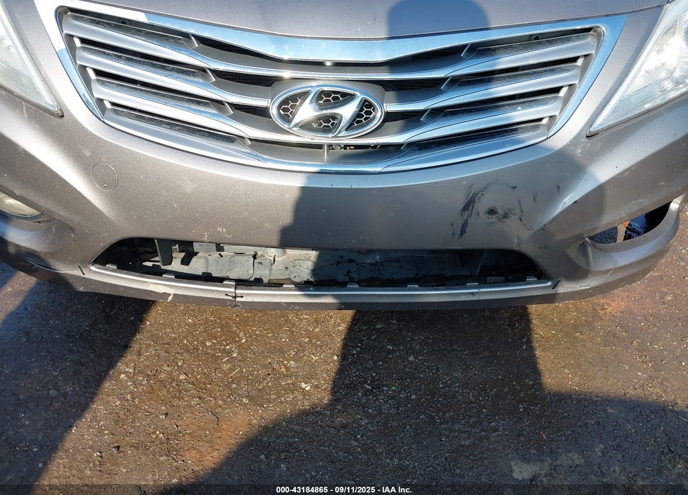 2013 HYUNDAI AZERA VIN: KMHFH4JG2DA281607